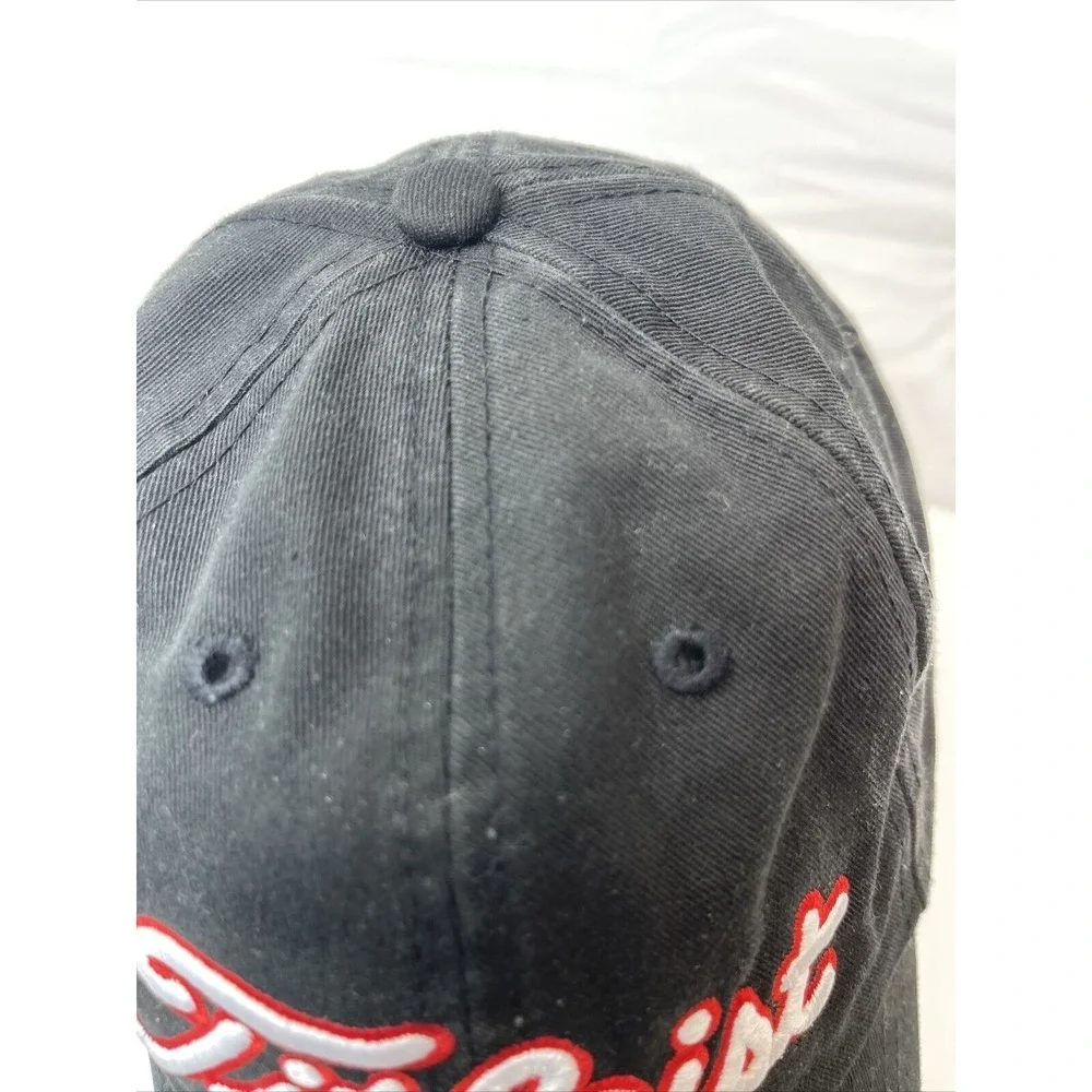 Titleist Hat Cap Norwood Strap Back‎ Black Red White lettering Mens